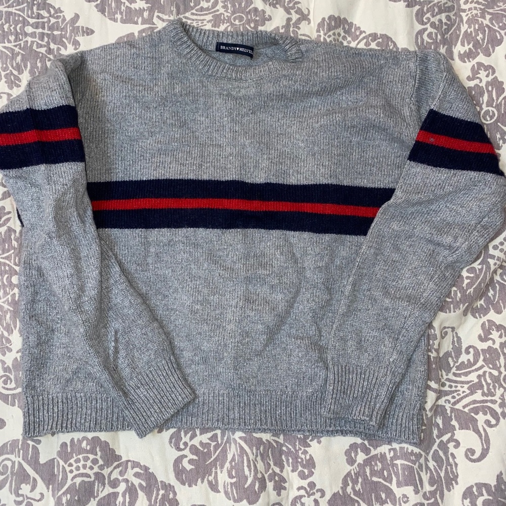 Brandy Melville OS Striped Sweater